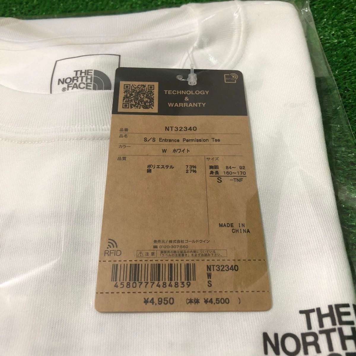 【S】新品★The North Face★ノースフェイス★エントランスパーミッション★半袖 Tシャツ NT32340 32439