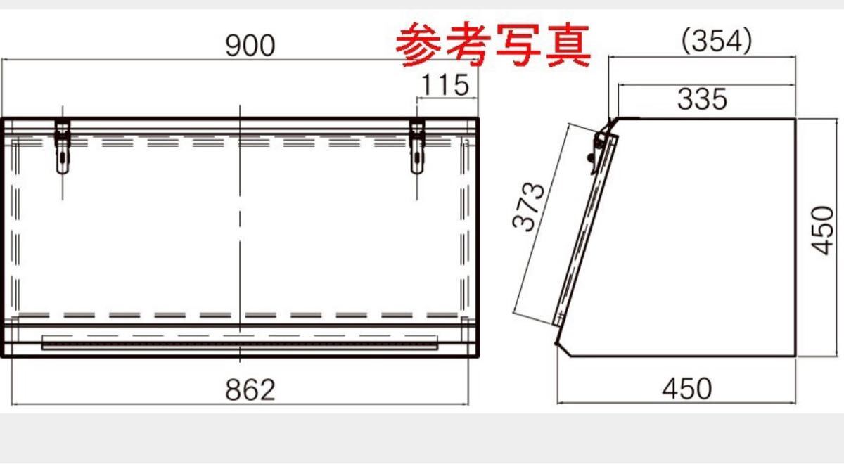 ステンレス工具箱 HKK-900A NSSC180 日本ボデーパーツ工業 トラックパーツ ツールボックス 収納 _画像6