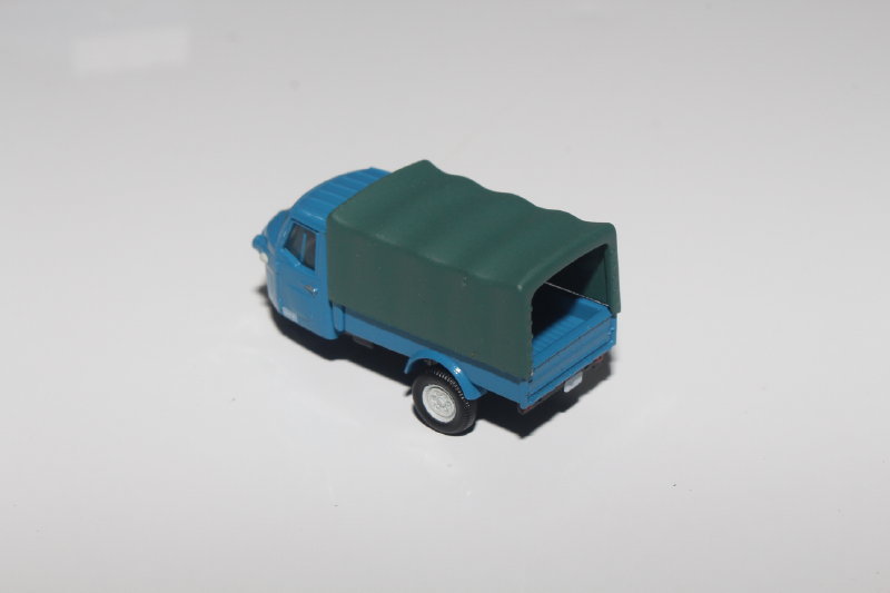 1/150 The * car collection [[ Daihatsu CO8 type auto three wheel ( blue color canopy attaching )No.129 ] car collection no. 9.] inspection / Tommy Tec car kore