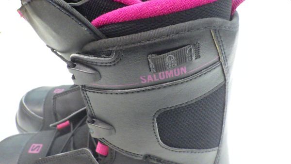 ●SALOMON サロモン スノーボード ブーツ 24.5㎝ 中古 ブラック 379259_画像4