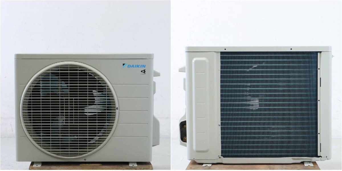 2022年製 DAIKIN ダイキン 8畳 2.5kw ルームエアコン 室内機ATE25ZSE1-W 室外機ARE25ZS 取説/リモコン付き□806h08の画像8