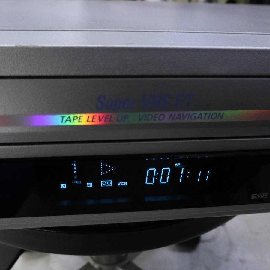 動作品 Victor ビクター HR-S300 S-VHSビデオデッキ 【リモコン欠品】★795v02_画像2