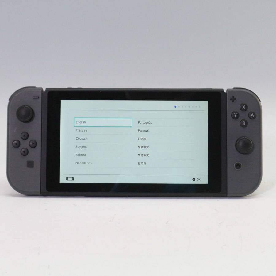 動作品 Nintendo Switch ニンテンドースイッチ 本体＋Joy-Conのみ HAC-001◆799f16