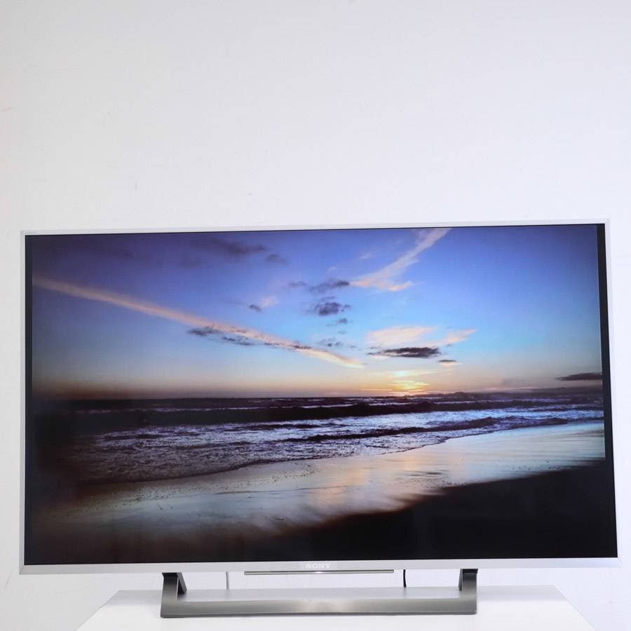 SONY ソニー 4K対応 ブラビア 43インチ 液晶テレビ KJ-43X8300D 2016年製 リモコン付き Android TV○800h18の画像1