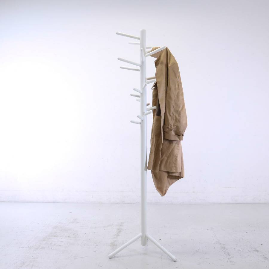 artek アルテック CLOTHES TREE 160 コートハンガー ホワイト アンナ＝マイヤ・ヤーティネン 北欧モダン○802h27の画像1