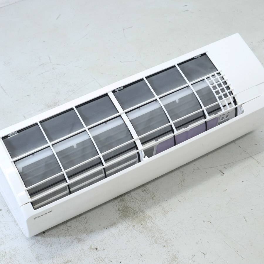 2022年製 DAIKIN ダイキン 8畳 2.5kw ルームエアコン 室内機ATE25ZSE1-W 室外機ARE25ZS 取説/リモコン付き□806h09の画像2