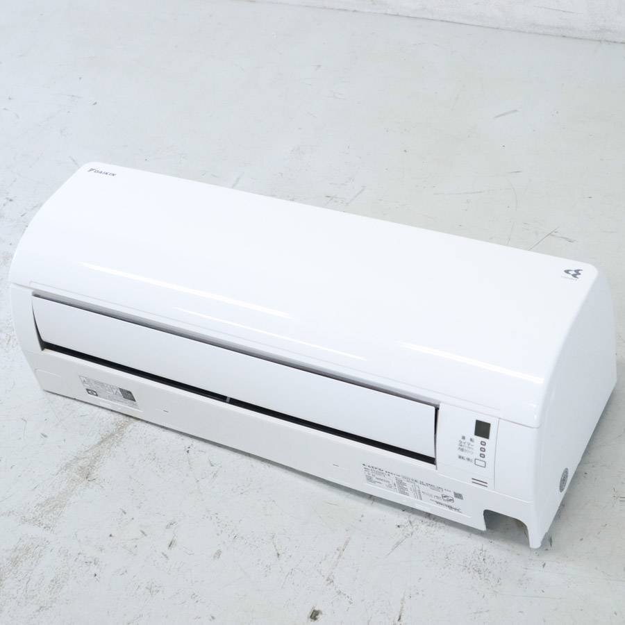 2022年製 DAIKIN ダイキン 8畳 2.5kw ルームエアコン 室内機ATE25ZSE1-W 室外機ARE25ZS 取説/リモコン付き□806h08_画像6