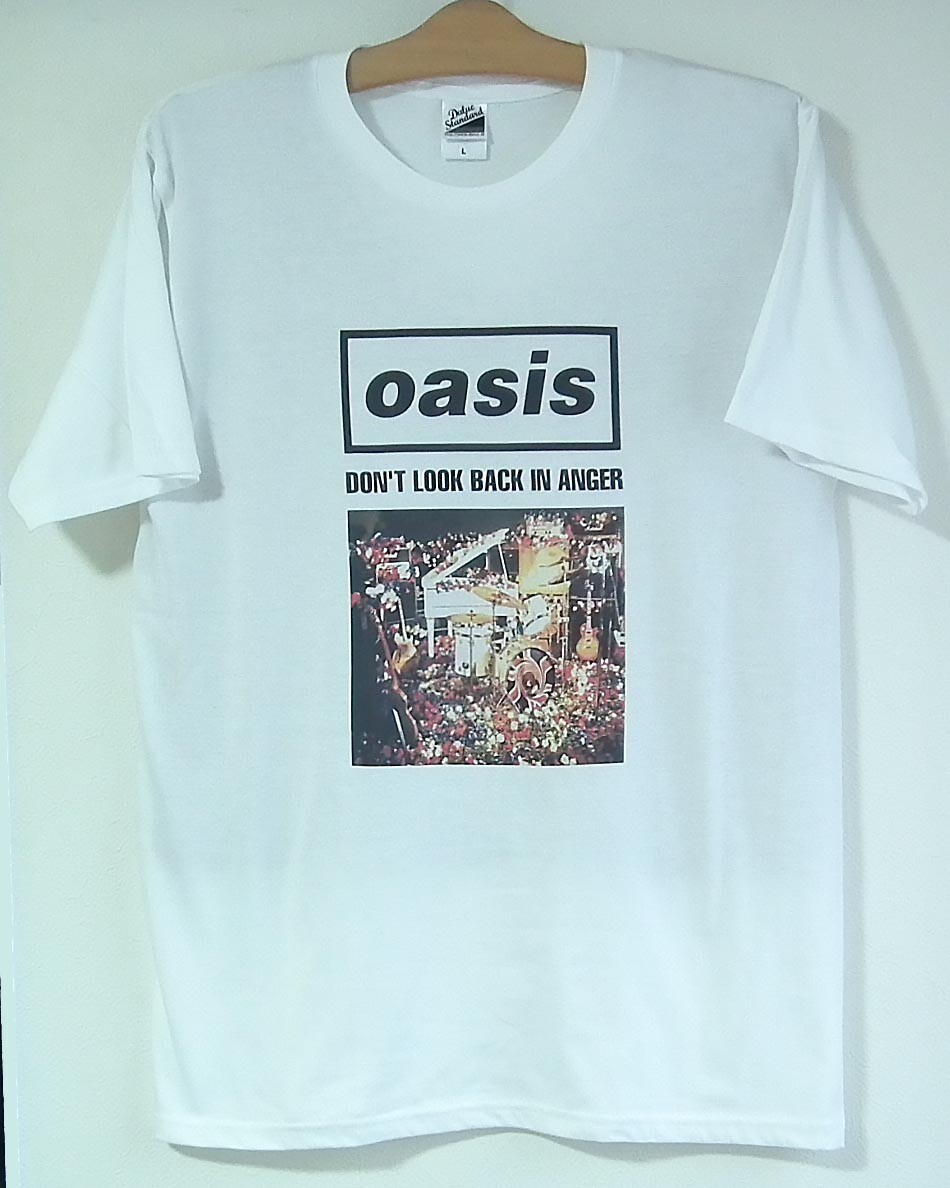 新品・送料込★オアシス★白XL半袖★don't look★OASIS★ギャラガー_画像1