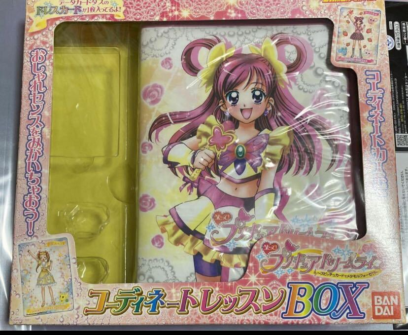 バインダーのみ　プリキュア キュアドリーム　コーディネートレッスンbox プリキュア5 ルージュ　ミント　キュアレモネード　アクア