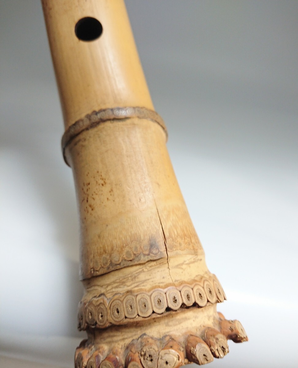 1181 сякухати бамбук дракон традиционные японские музыкальные инструменты 54.5cm