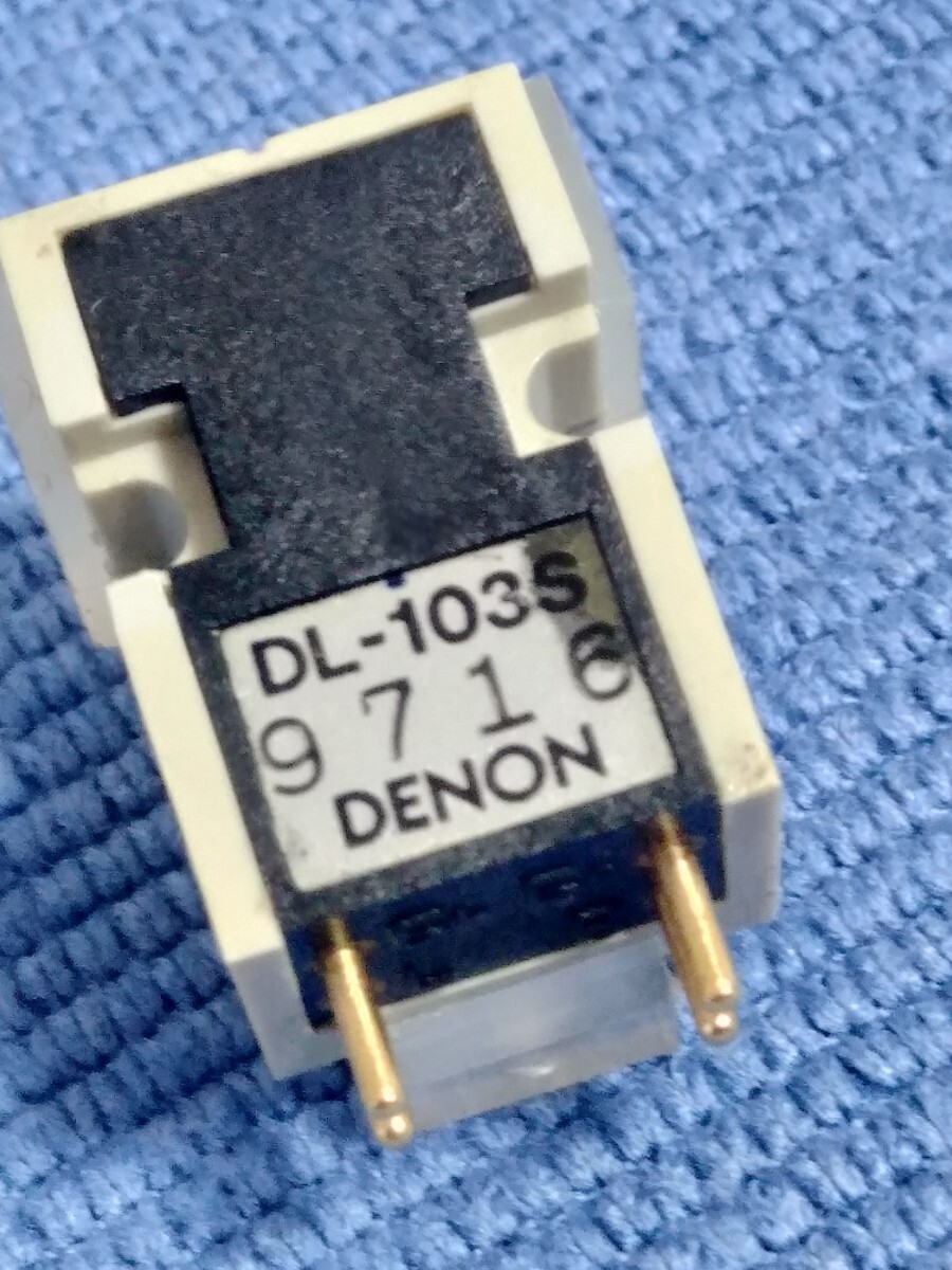 DENON MCカートリッジ DL-103S 音質良好 外箱 ケース 針ガード 取説付き デノン_画像9