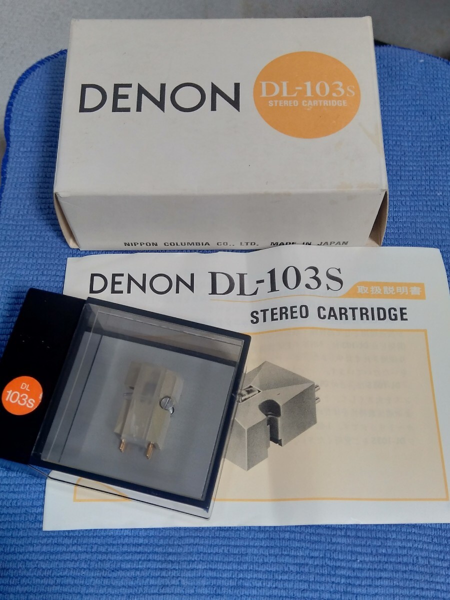 DENON MCカートリッジ DL-103S 音質良好 外箱 ケース 針ガード 取説付き デノン_画像2