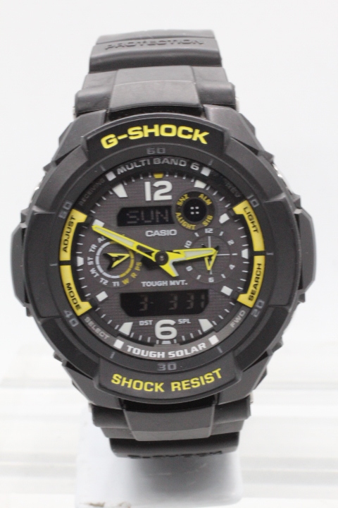 【CASIO】G-SHOCK スカイコックピット GW-3500B TOUGH SOLAR MULTI BAND 6 中古品時計 24.3.3 _CASIO G-SHOCKスカイコックピットGW-3500B 