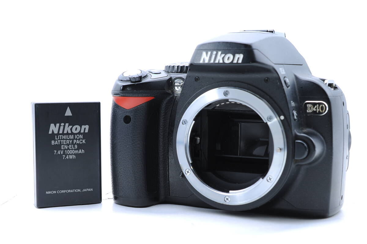 ★美品★ ニコン NIKON D40 ボディ ブラック_画像1