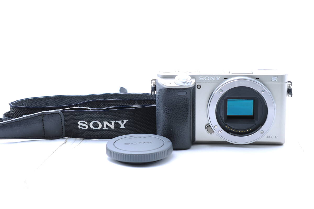 ★良品★ ソニー SONY α6000 ILCE-6000 ボディ シルバー_画像2