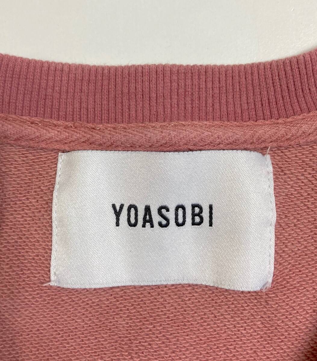 YOASOBI 初期グッズ スウェット M クルーネックプルオーバー crewneck pullover PINK ピンクの画像3
