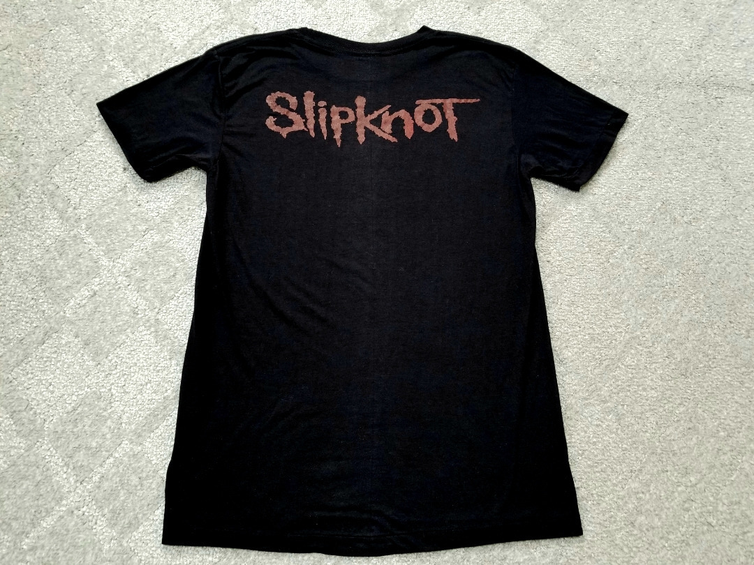 美品 当時物 SlipKnot スリップノット “TheSubliminalVerses” Tシャツ 黒 S ～M 程度 3D // バンドT ロックTシャツ_画像3