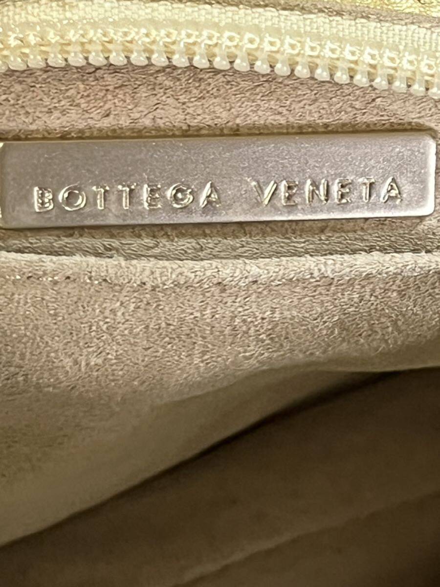BOTTEGA VENETA ボッテガ ヴェネタ セカンドバッグ ポーチ レザー 手鏡 収納袋付き_画像6