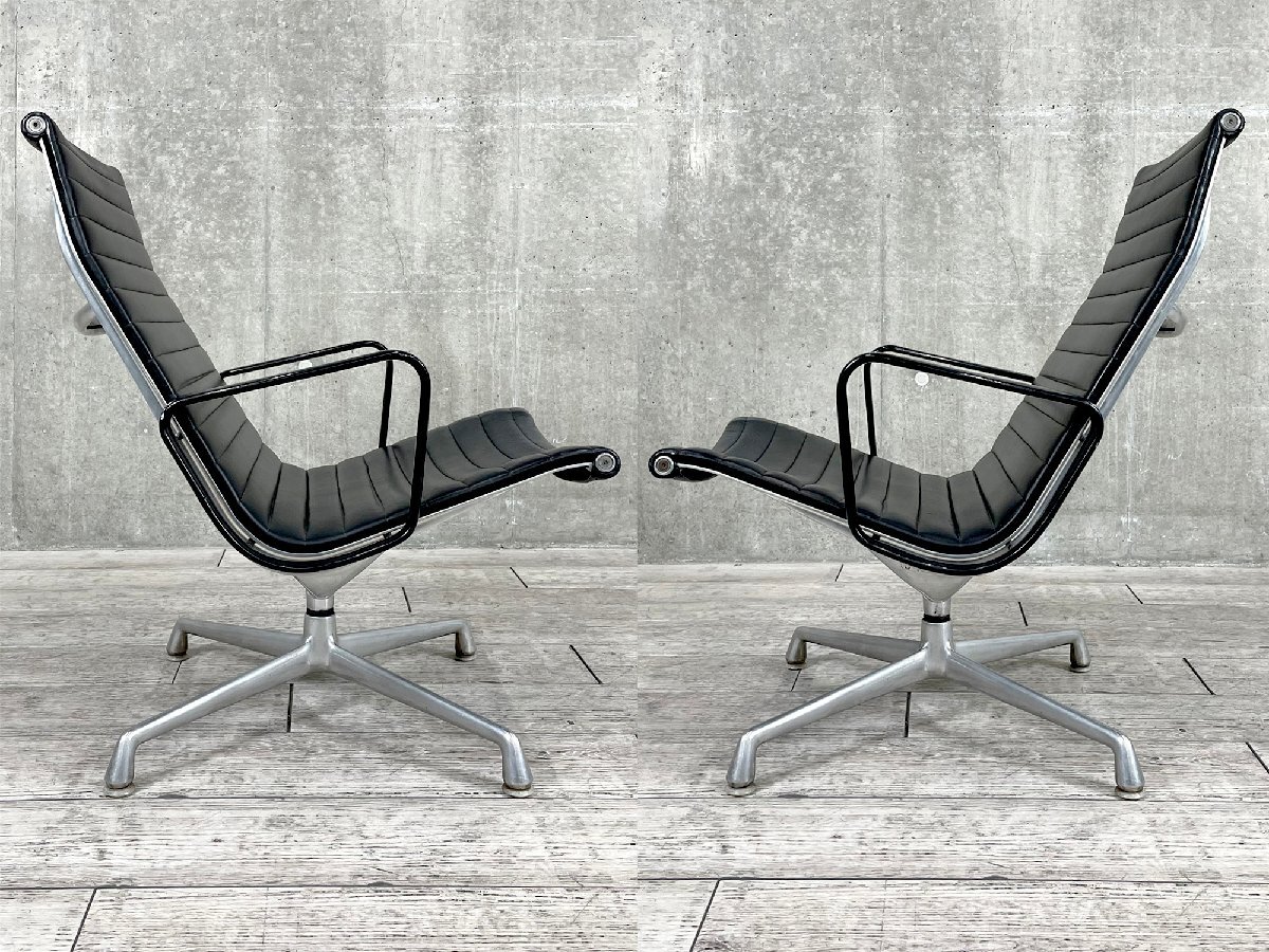 G）HermanMiller/ハーマンミラー■イームズ アルミナムラウンジチェア ■ビンテージ☆_画像3