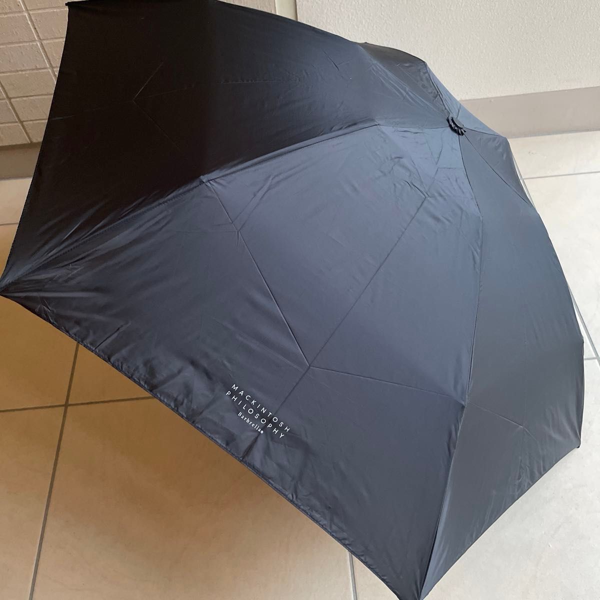 マッキントッシュフィロソフィー　 Barbrella バーブレラ 折り畳み傘 折りたたみ傘　黒　軽量　Barbrella