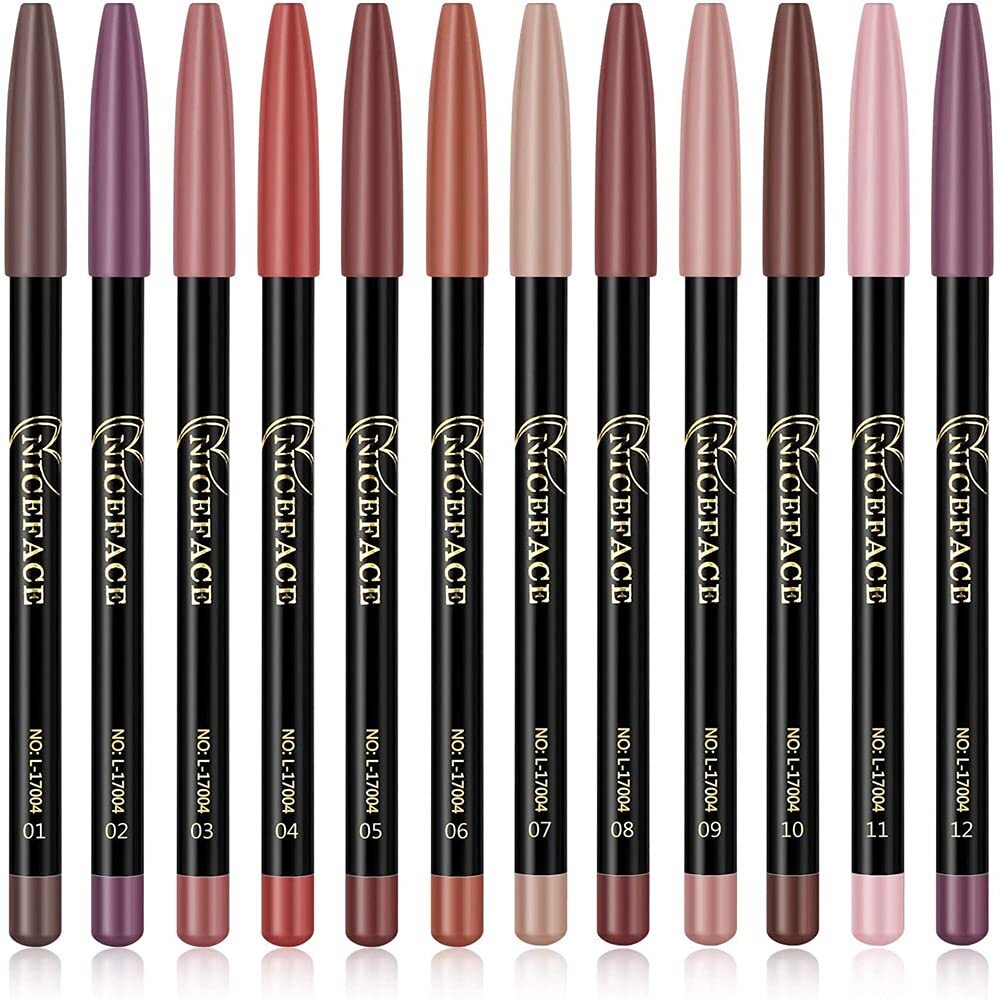 [ special price commodity ]12 color pen sill mat lip liner set, long-lasting, waterproof,sm-z, natural, professional make-up lip liner pen sill 