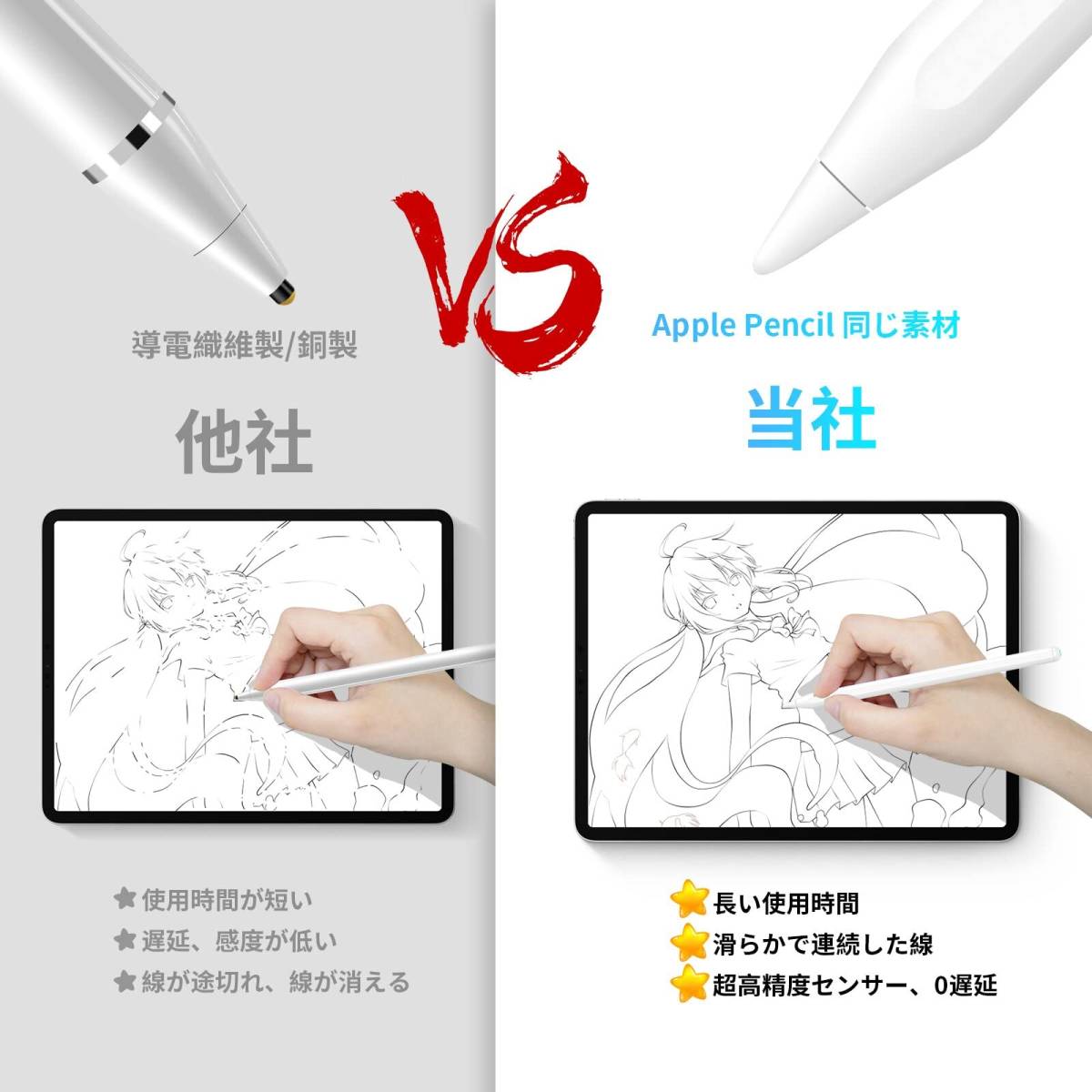 【人気商品】第2世代 ペンシル 磁気充電 iPad タッチペン アップルペンシル ワイヤレス充電】IPenbox 【2023新登場_画像6
