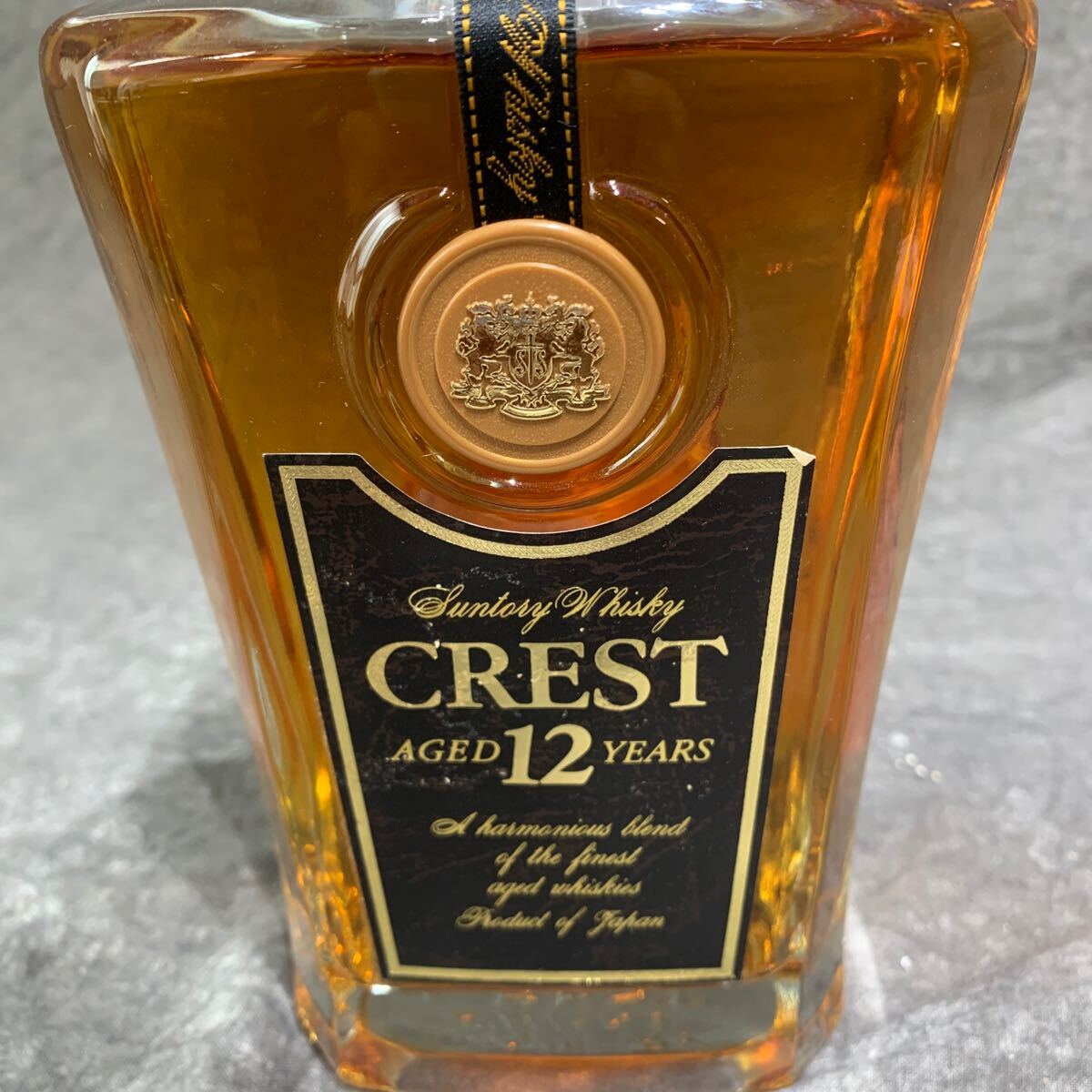 未開封　サントリー ウイスキー クレスト SUNTORY WHISKY CREST 古酒 AGED12YEARS モルト　グレーン 700ml アルコール43度_画像6