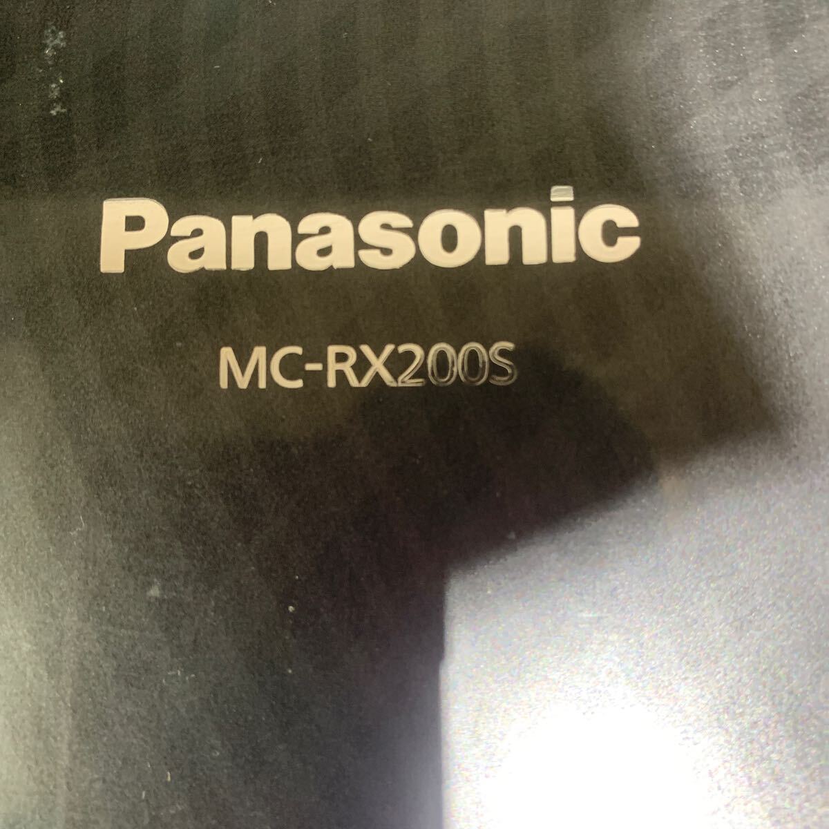 動作品Panasonic パナソニック RULO ルーロ ロボット掃除機 MC-RX200S-K 2016年製　ブラック　リモコン付　充電台付_画像3