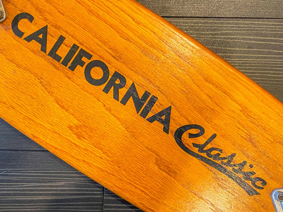  【未使用デッドストック】CALIFORNIA Classic スケートボード ウッドデッキ 70's アンティーク ディスプレイ DOG TOWNの画像2