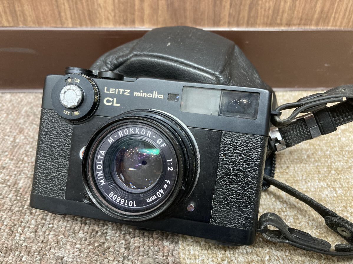 Leitz minolta CL ボディレンジファインダーボディ M-Rokkor-QF 1:2 f=40mm レンズ セット レンジファインダー の画像1