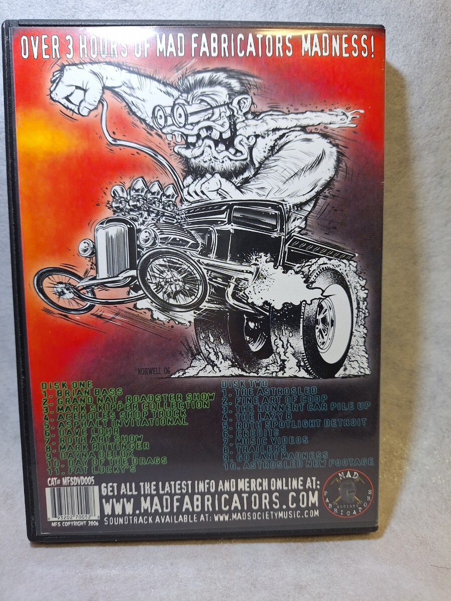 MAD FABRICATORS 4 DVD マッドファブリケーターズ　HOT ROD ホットロッド　KUSTOM COOP