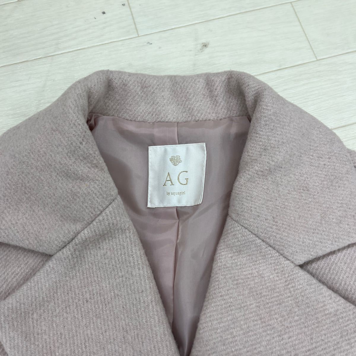 1368* new goods unused AG by aquagirl AGbai Aqua Girl tops Chesterfield coat double light purple lady's M