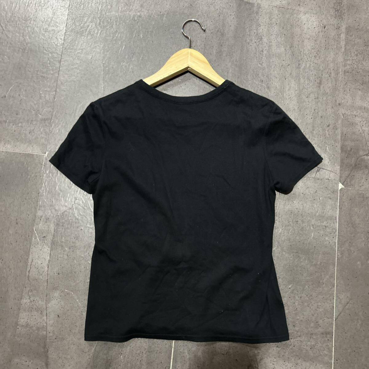 BB @ 日本製 '洗礼されたデザイン' SONIA SONIA RYKIEL ソニアリキエル 半袖 COTTON スパンコール装飾 Tシャツ / カットソー 38 トップス_画像4