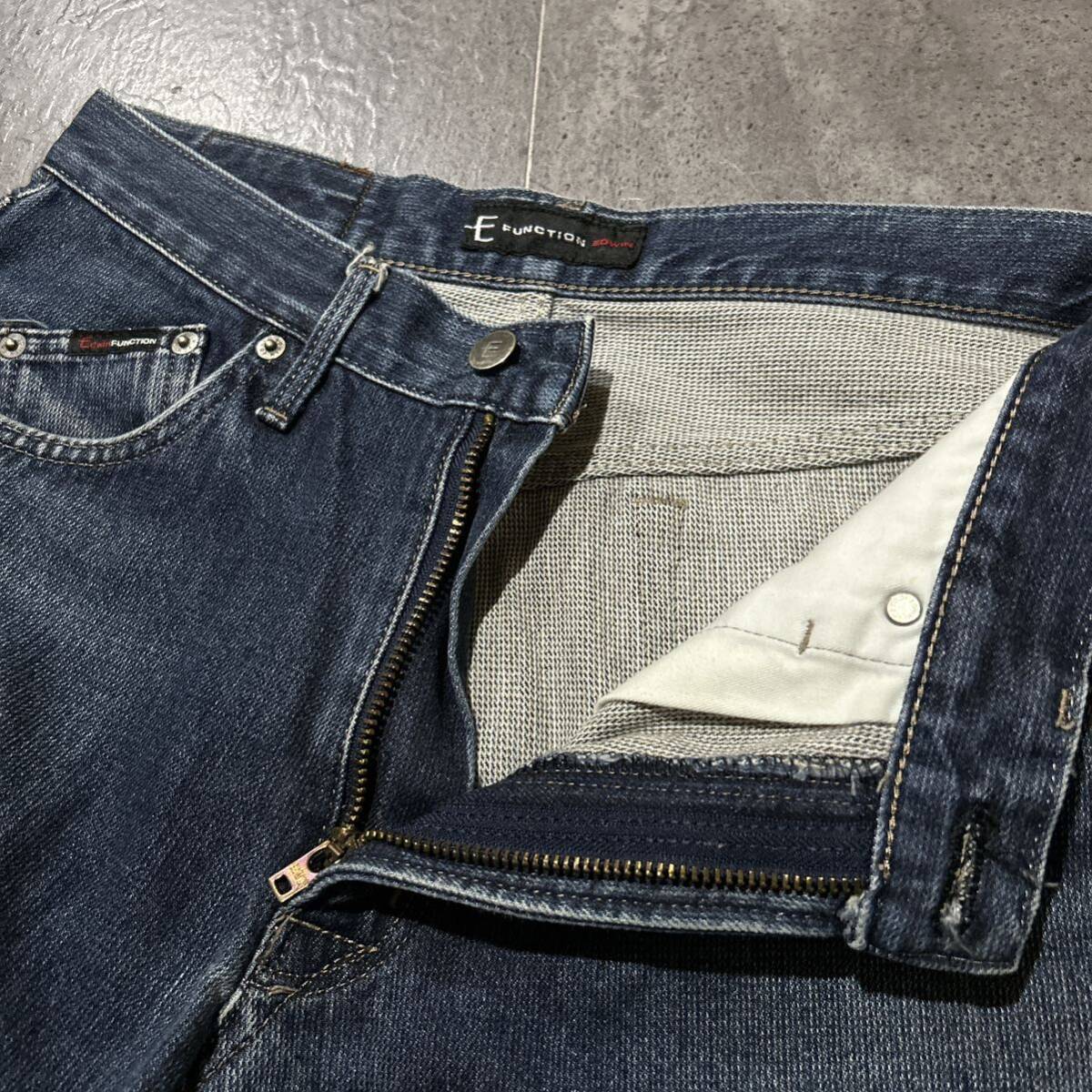 V # сделано в Японии \' популярный модель \' EDWIN Edwin E FUNCTION функция EZ503 Denim брюки / джинсы W32 L33 мужской джентльмен одежда низ 