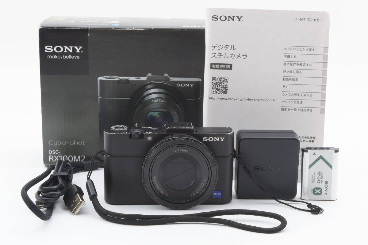 【訳あり品】 ソニー SONY Cyber-Shot DSC-RX100M2【元箱付き・付属品多数】 ♯J2203K31035BCAA