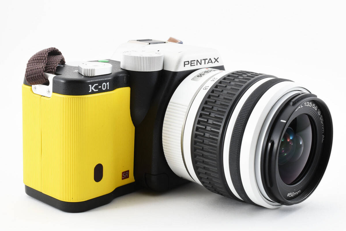 【美品】ペンタックス PENTAX K-01 ブラック×イエロー + 18-55mm ズームレンズキット #C4101C32075IGAA_画像3