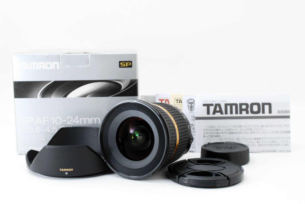 [ beautiful goods ] Tamron TAMRON SP AF10-24mm F3.5-4.5 Di II (B001NII) Nikon digital for [ origin box attaching * accessory great number ] #H8101H4201000I
