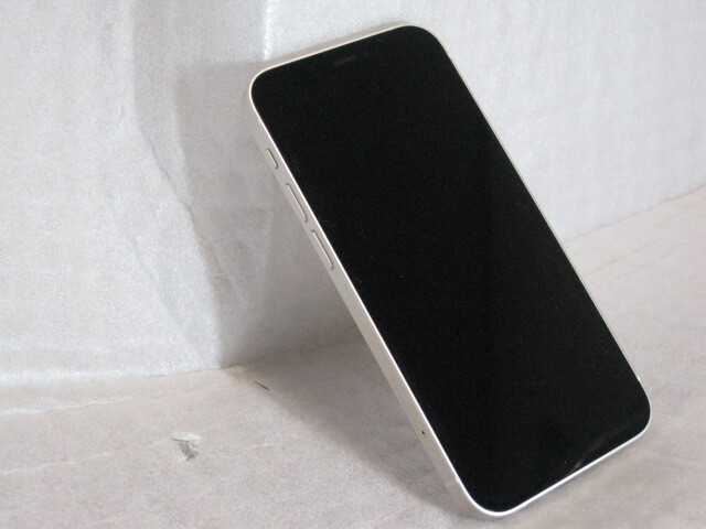 超美品 iphone12 mini 本体 64G ホワイト SIMフリーの画像4
