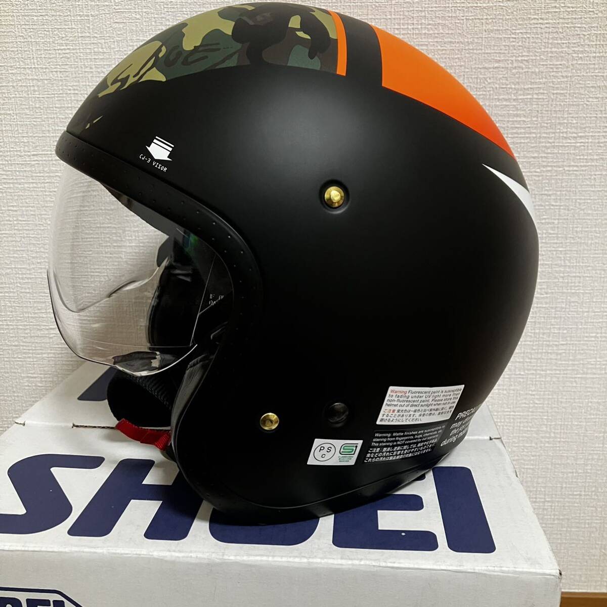 SHOEI J・O SEAFIRE Mサイズ 外箱、ヘルメット袋有り_画像2