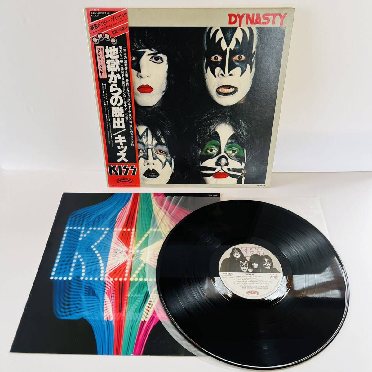 ★帯付 KISS キッス LPレコード 3枚セット まとめ売り★w/obi 地獄からの使者、地獄からの脱出、地獄のさけび_画像4