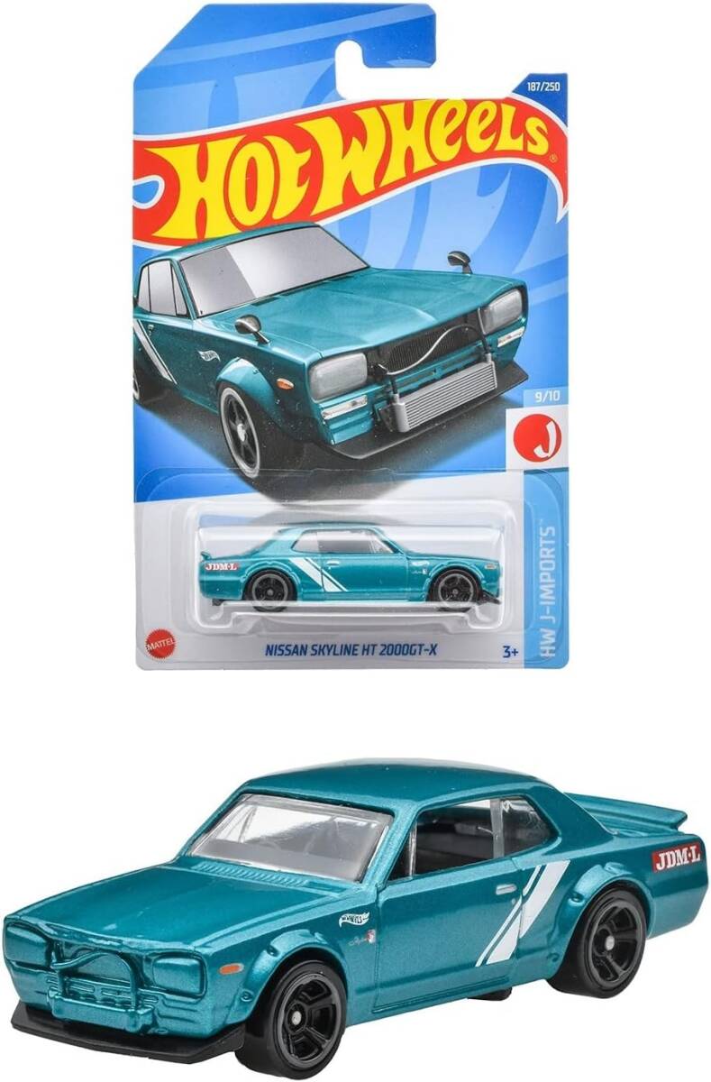 ホットウィール(Hot Wheels) ベーシックカー 日産スカイライン HT 2000GT-X 男子用 【3才~】 HHF46の画像1