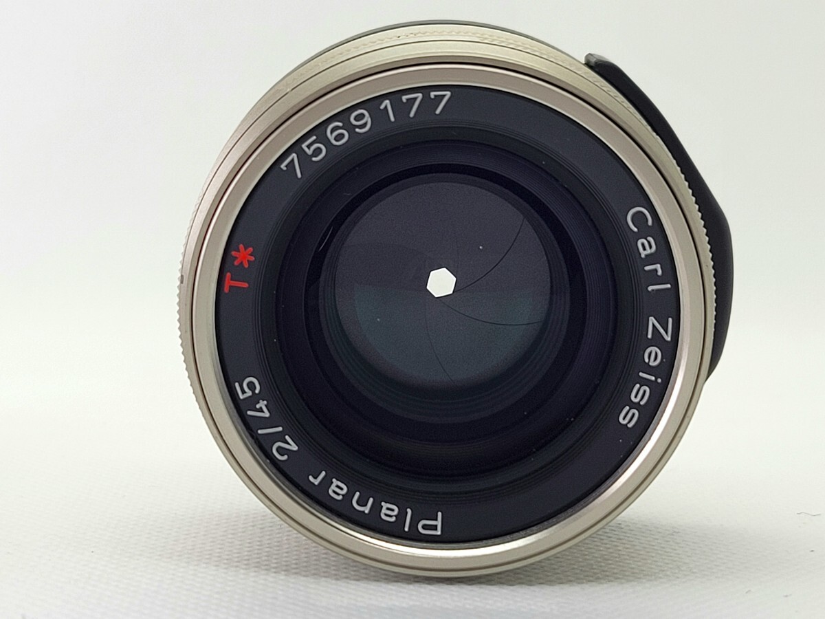 【A- 極上品】Contax Carl Zeiss Planar 45mm f/2 T* コンタックス Gマウント 標準 単焦点 レンズの画像5