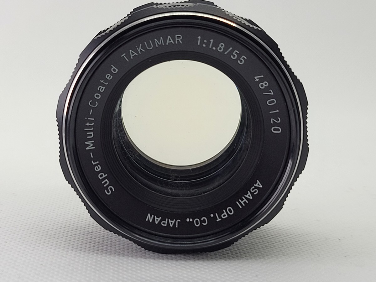 【B 並品】 Pentax Super‐ Multi‐Coated TAKUMAR 55mm f/1.8 M42マウントの画像3