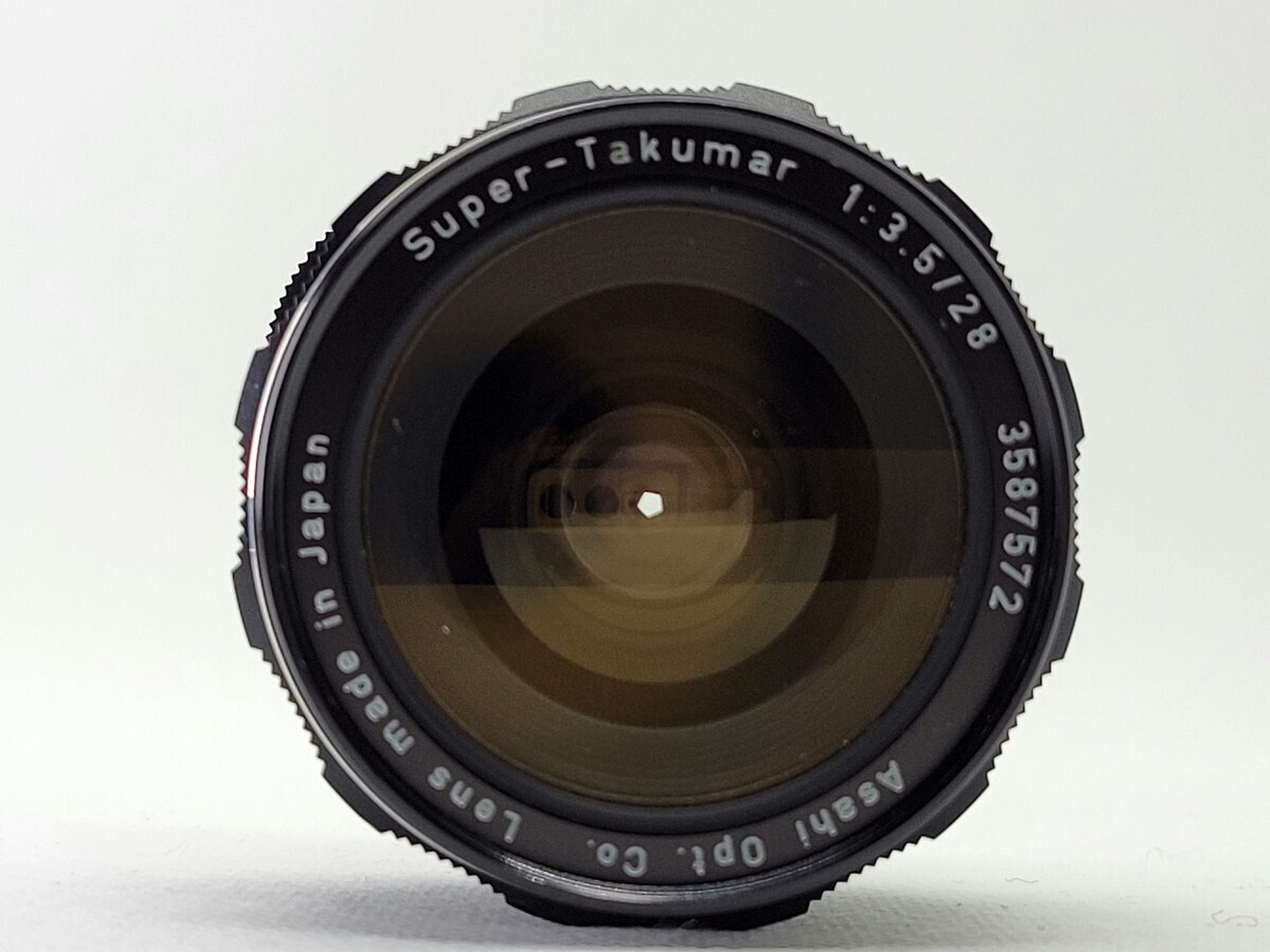 【B 並品】Pentax Asahi Super Takumar 28mm f/3.5 M42マウント ペンタックス 標準 単焦点レンズ 3587572_画像4