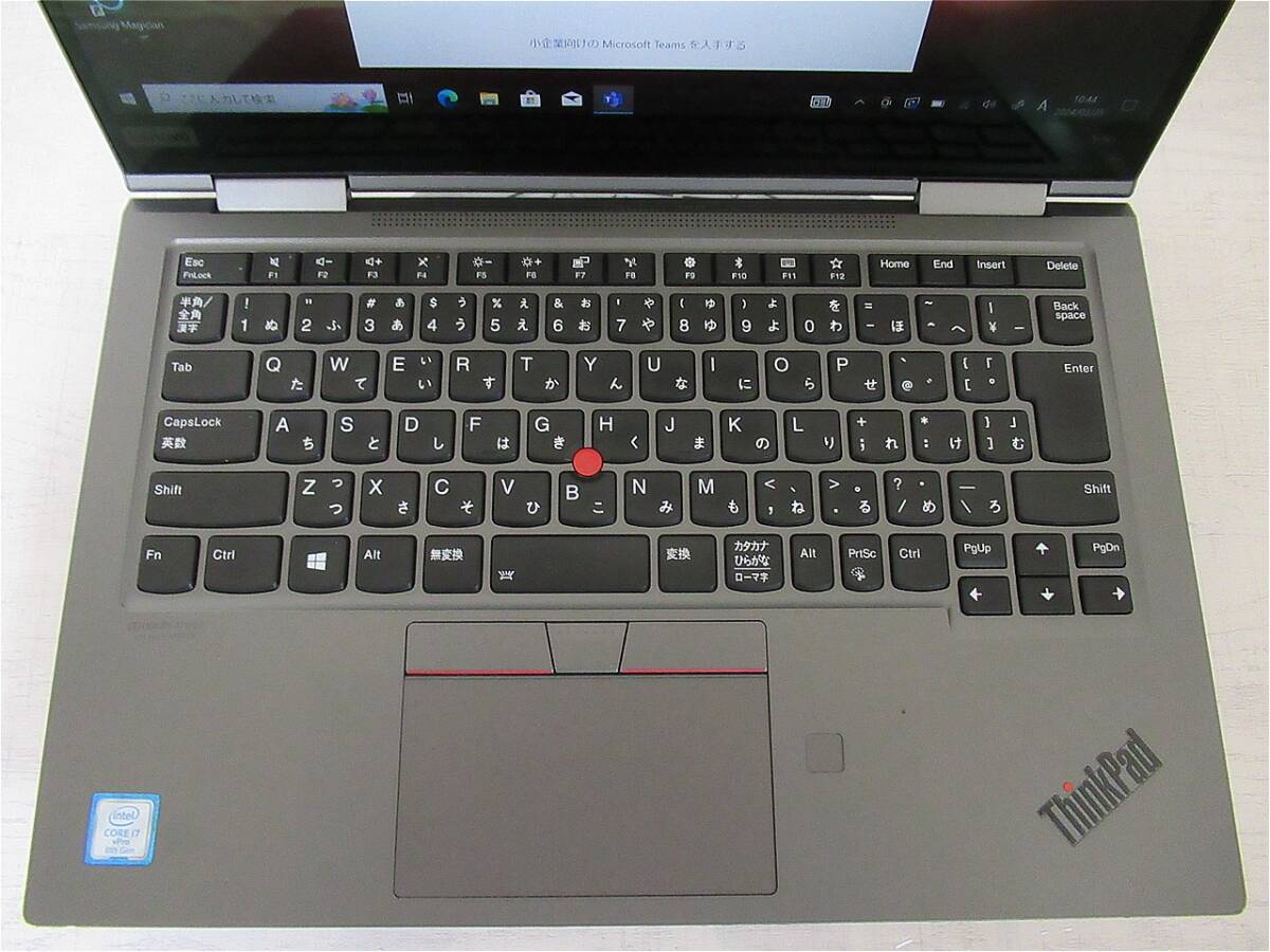 LTEガンメタルYOGA！Lenovo Thinkpad X1 YOGA Corei7（8665U）office2021Proもインストール済み！の画像5