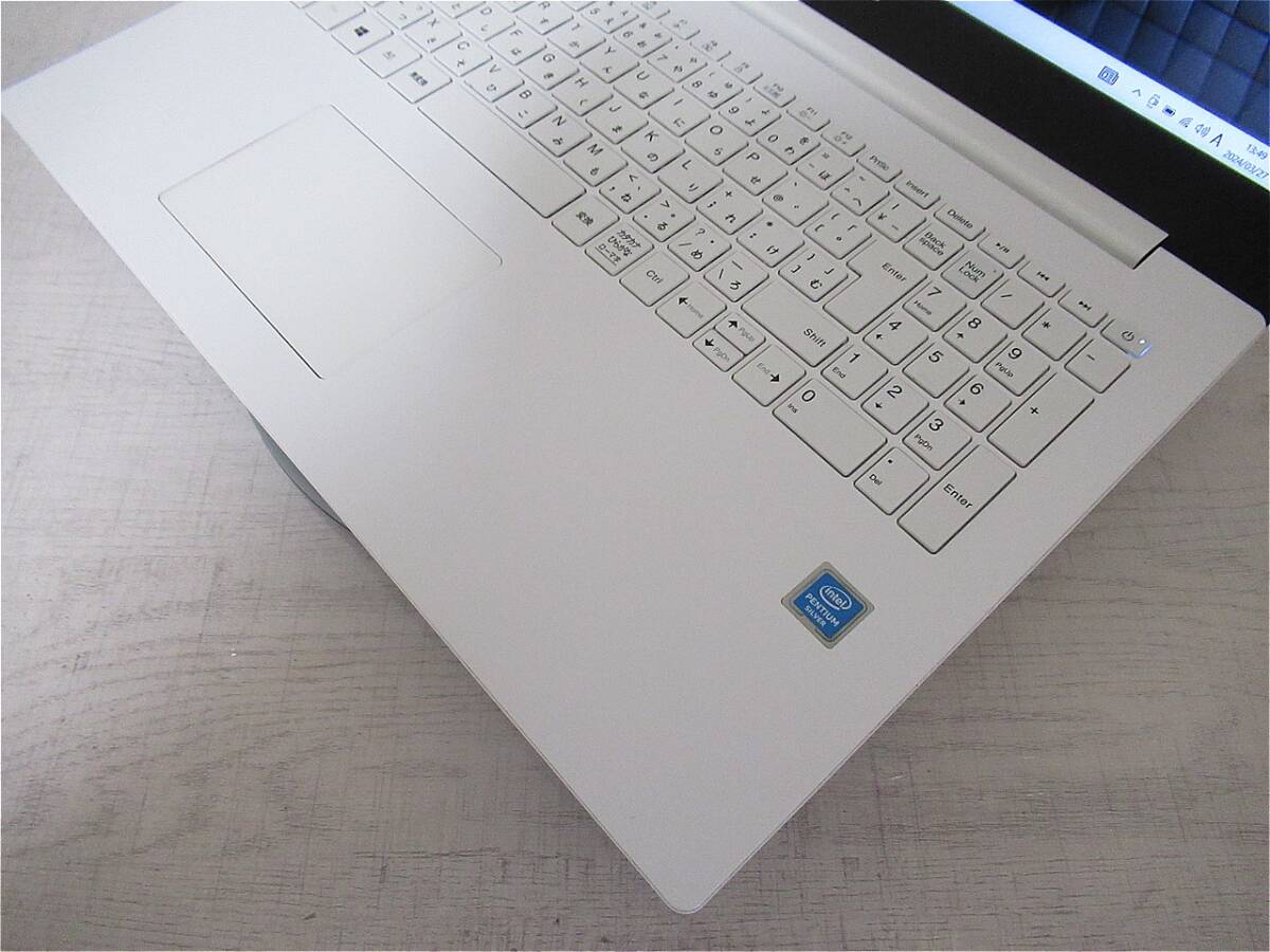 ペンシル！【サポート付】NEC PC-NS150KAW-J PentiumSilver（N5000）office2021Proもインストール済み！の画像7