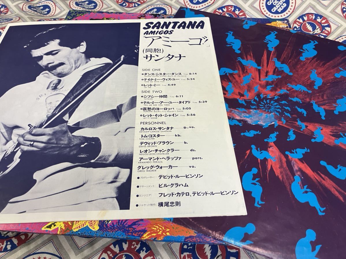 Santana★中古LP国内盤「サンタナ～アミーゴ」_画像4