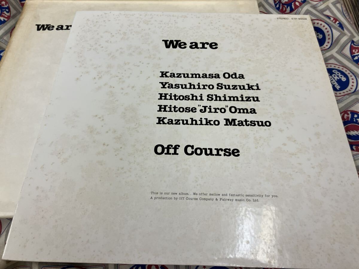 オフコース★中古LP国内盤「We Are」販促LP袋付_画像3