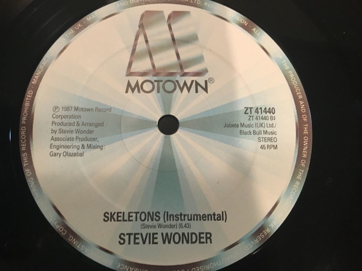 Stevie Wonder★中古12’UK盤「Skeltons」_画像4