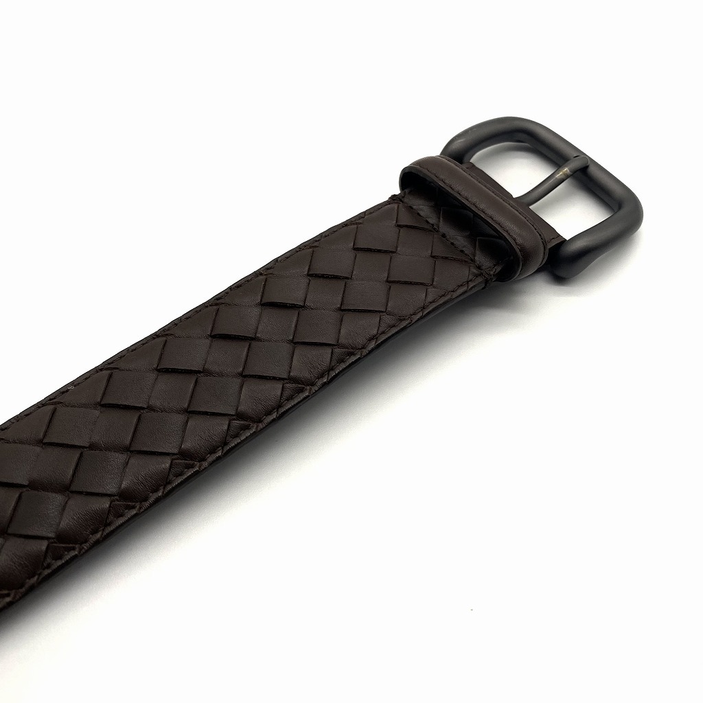 Bottega Veneta Intrecciato Belt Brown ボッテガヴェネタ イントレチャート ベルト 茶色_画像5